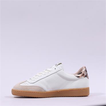 Wonders Nubia Gumsole Laced Trainer - White Leopard